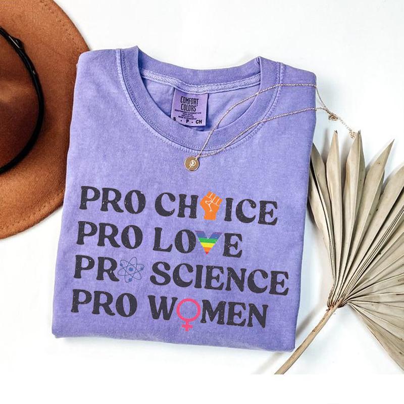 Comfort Colors Pro-Choice Feminist Shirt – Women’s Rights Tee, LGBTQ+ Pride & Activist Apparel
