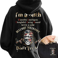 Custom Year Gen X Skull Hoodie – Two-Sided "Don't Try Me" FAFO, Raised on Hose Water & Neglect