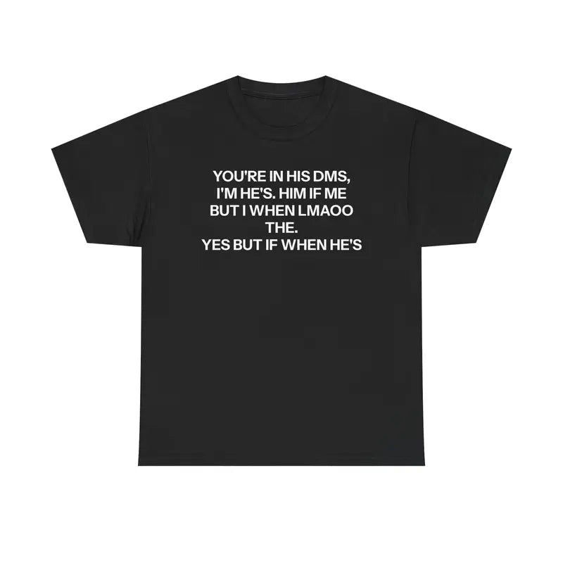 "DMs" T-Shirt - Funny 'Direct Messages' Social Media Tee