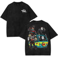 "Dead by Daylight" Washed Tee - Scary Cartoon Character