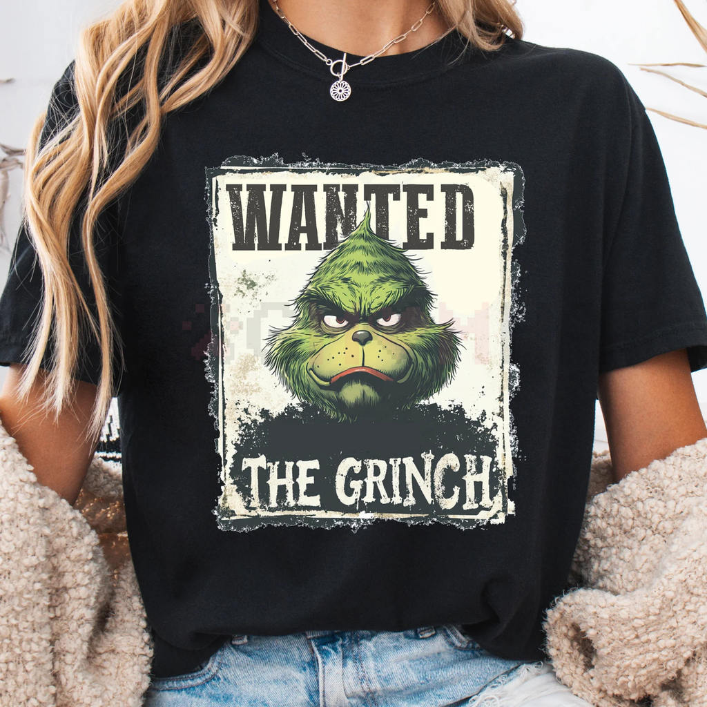 Funny Wanted Grinch Christmas T-Shirt