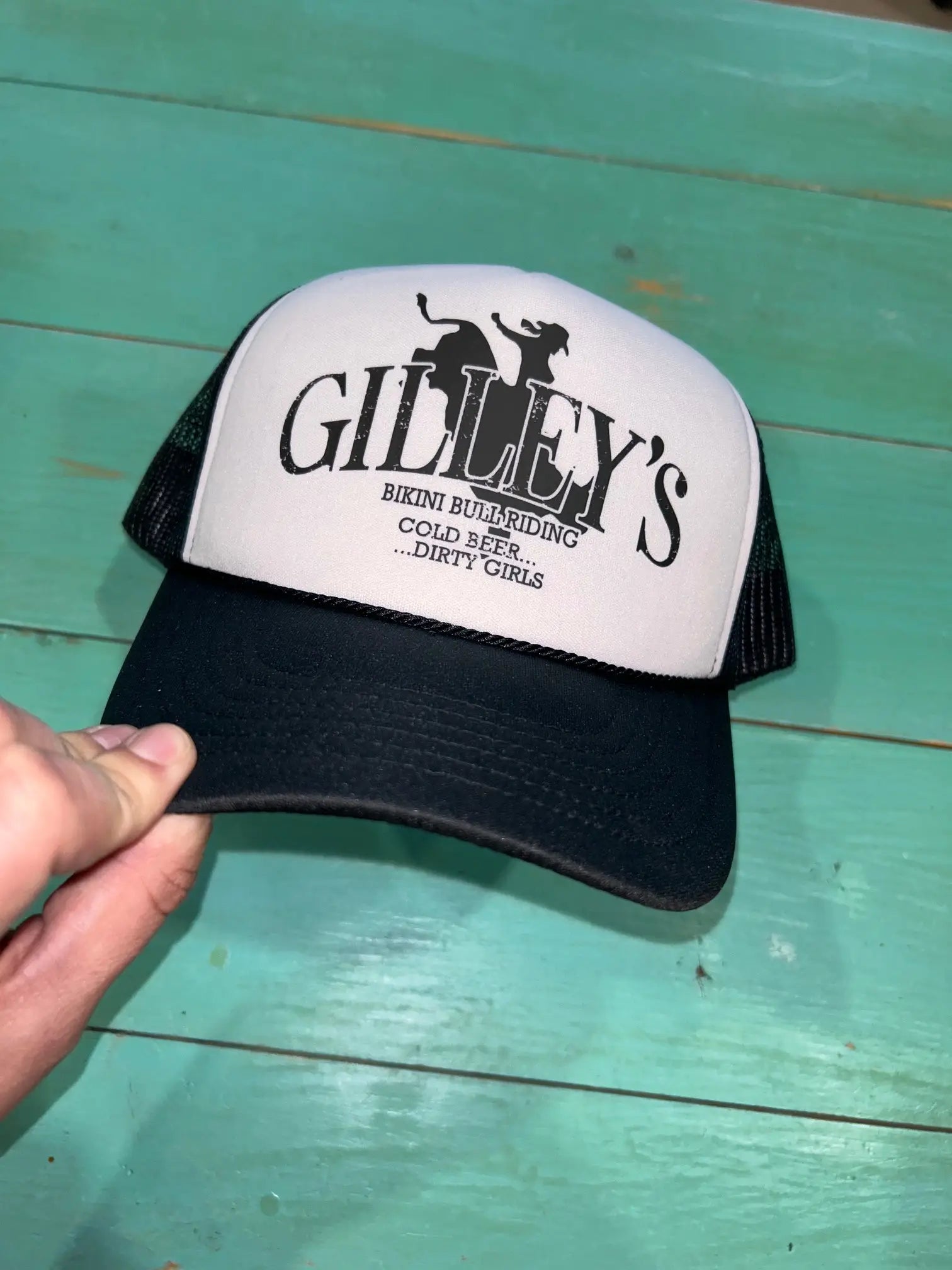 Gilley's Bikini Bull Riding Trucker | Officially Licensed