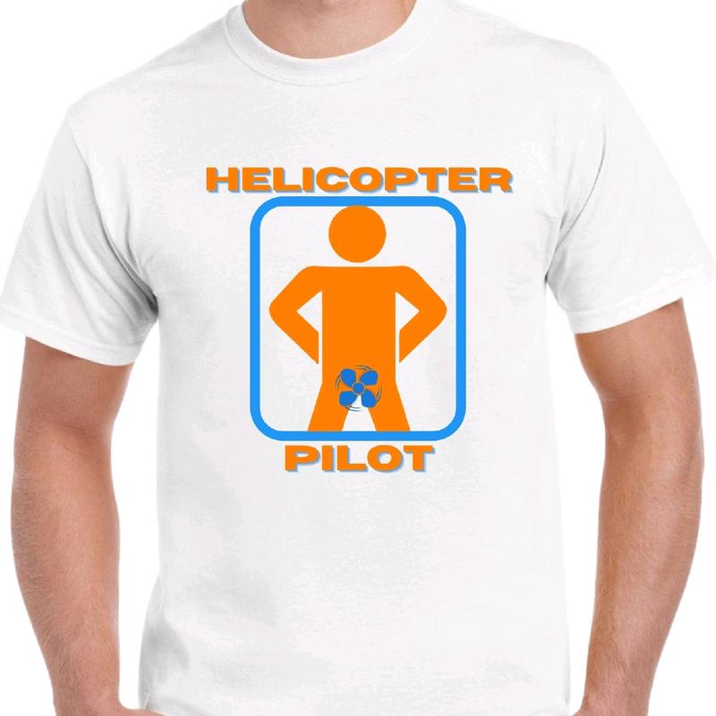 Helicopter Pilot T-Shirt – Funny Aviation Tee for Men, Great Gift for Pilots & Flight Enthusiasts