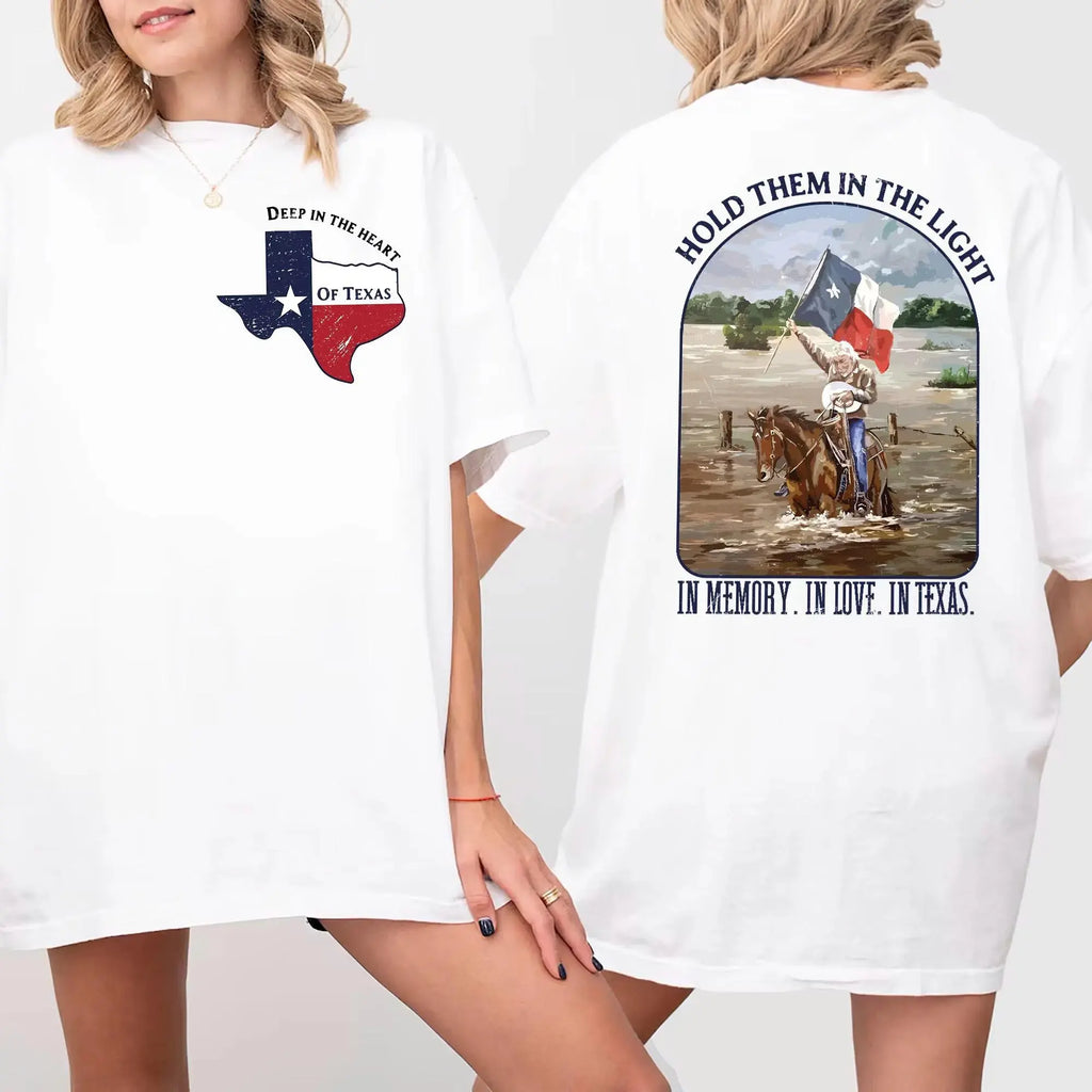 Hold Them In The Light T-Shirt – Texas Flood Relief Tee