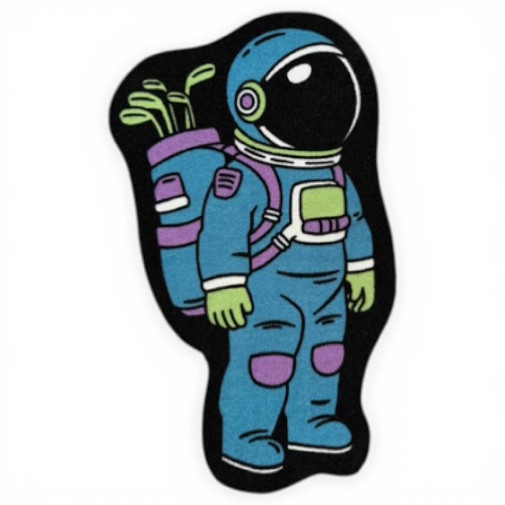 Astronaut Walker | Golf Shop Mat | Cart Accessory