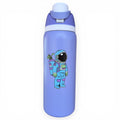 Hydration Bottle – Astronaut Walker | 32oz Insulated Stainless Steel | Flip Straw Lid w/ Handle