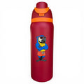 Hydration Bottle – Parrot Patrol | 32oz Insulated Stainless Steel | Flip Straw Lid w/ Handle