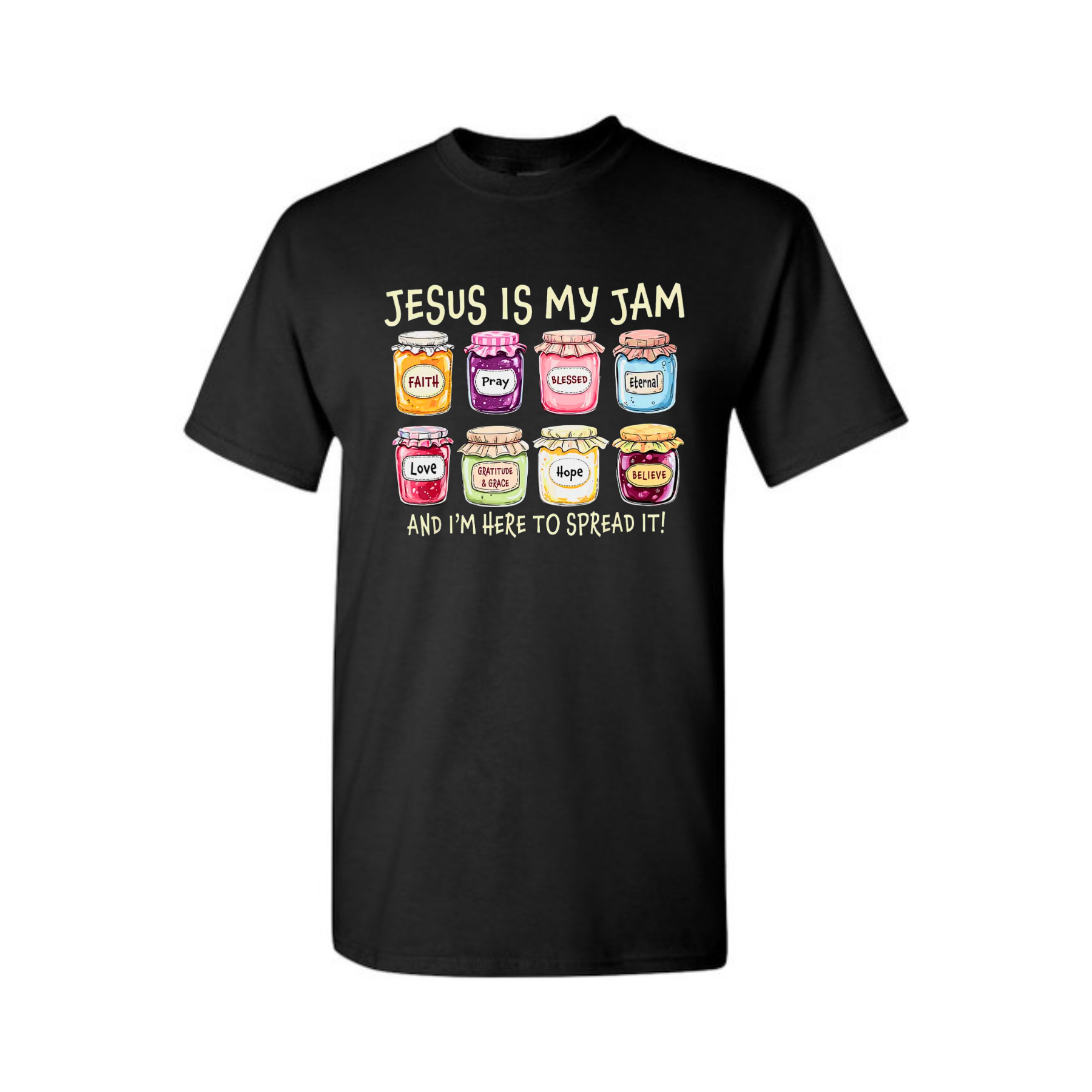 "Jesus Is My Jam" Christian T-Shirt – Unisex Casual Short Sleeve Tee