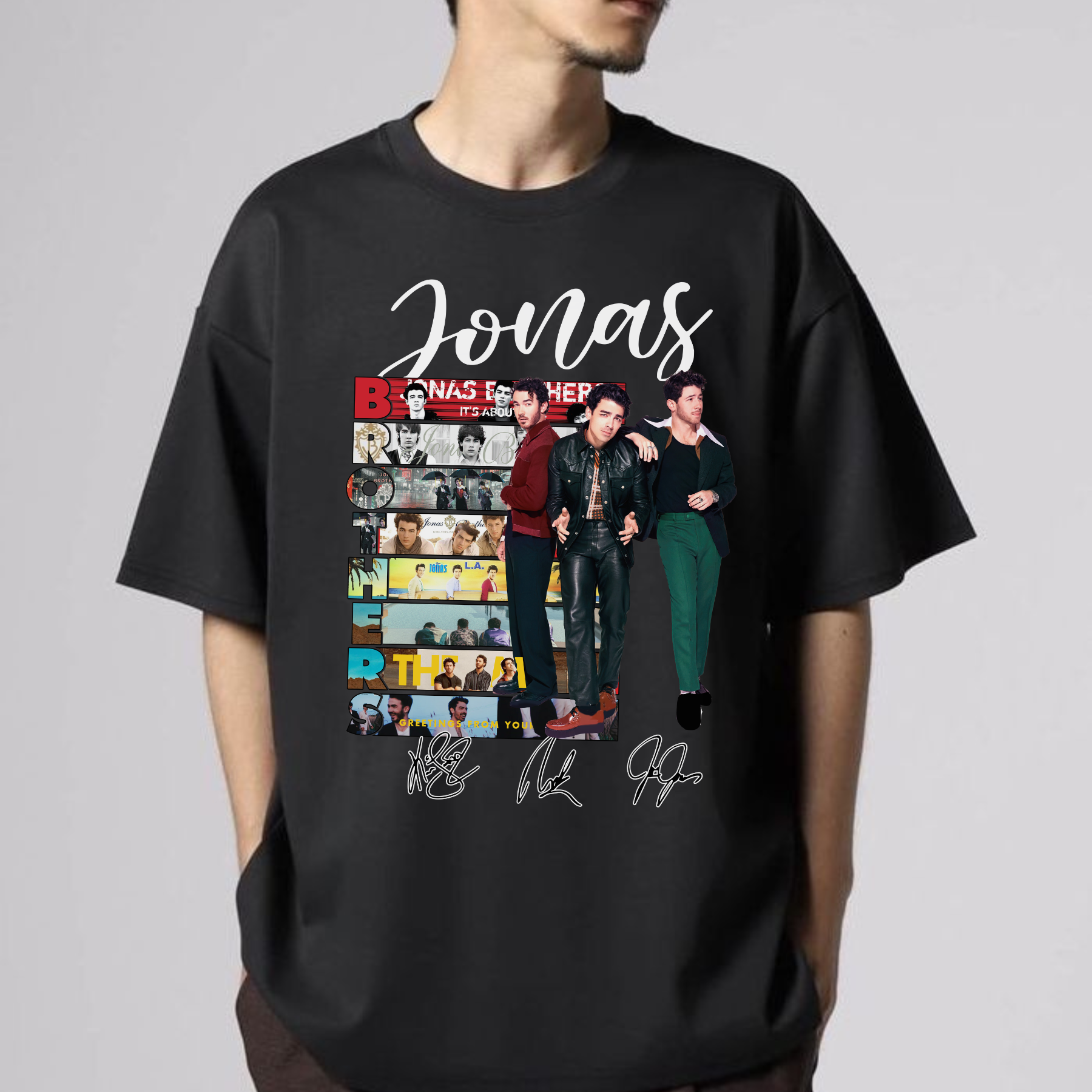 Jonas Brothers Fan T-Shirt - Nostalgic Music Band Tee