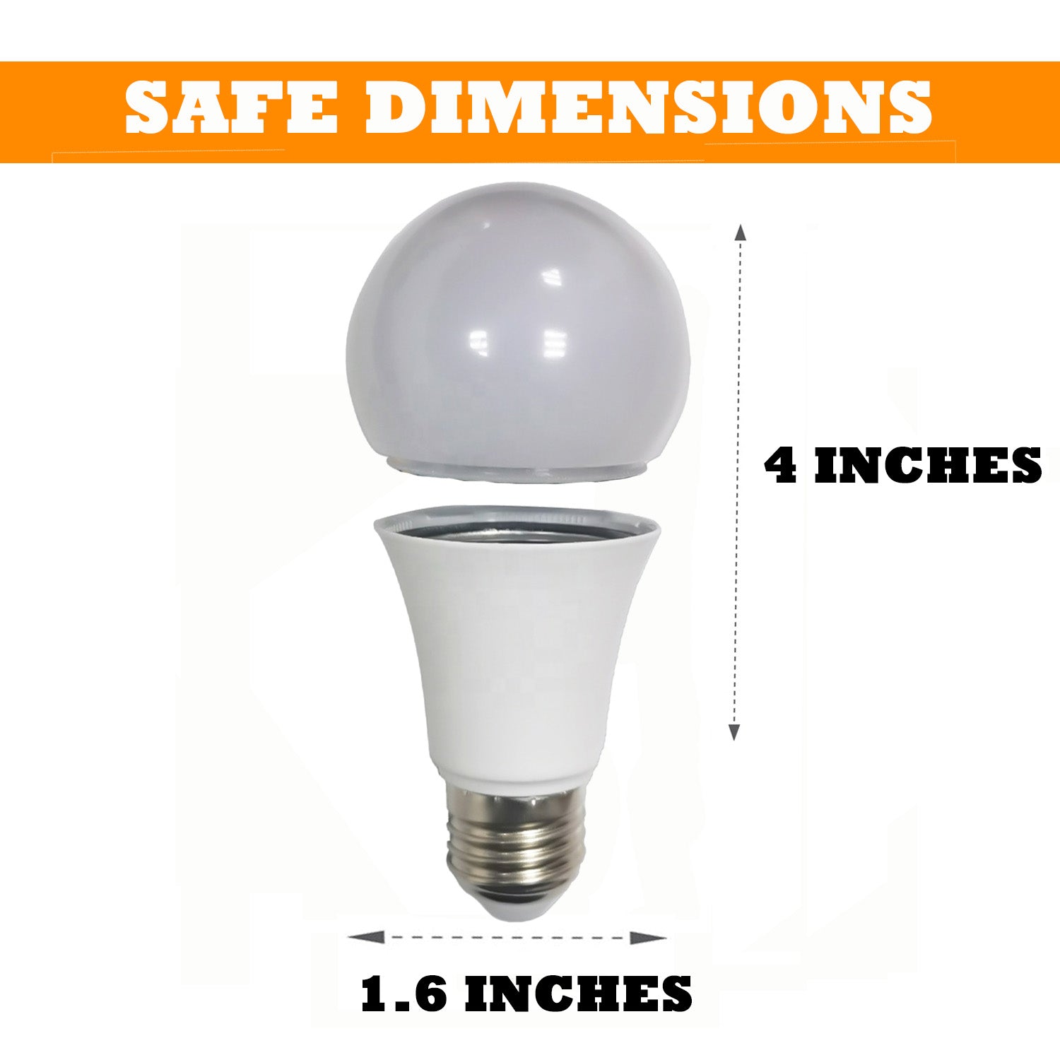 Fake Lightbulb Diversion Safe (2 Pack) - Discreet house hidden safe ideas to hide your money or jewelry in Secret compartments