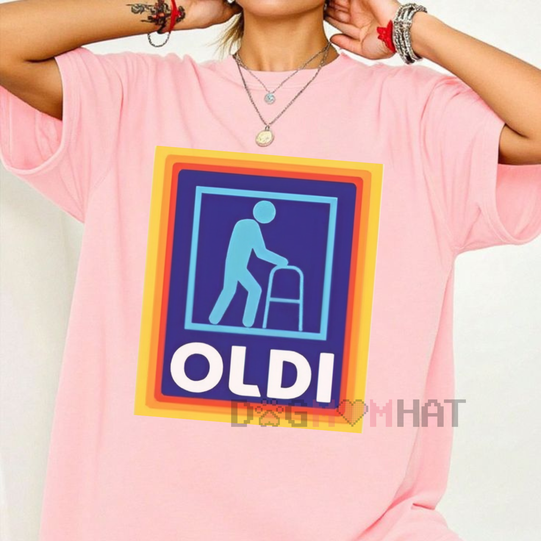 Men's Funny "Oldi" Parody T-Shirt – Golf Gift for Dad, Unisex, Casual Regular Fit Tee