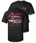 Old School Legend T-Shirt - Red Chevy "Never Outclassed" Vintage Tee