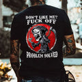 "Problem Solved" Graphic Tee – Bold Statement Print T-Shirt