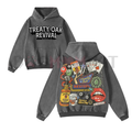 Retro Treaty Oak Revival Western Hoodie