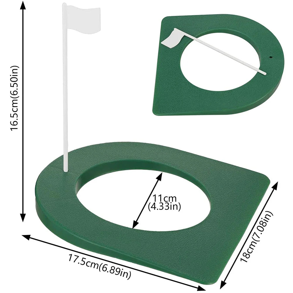 All-Direction Indoor Golf Putting Green with Flag