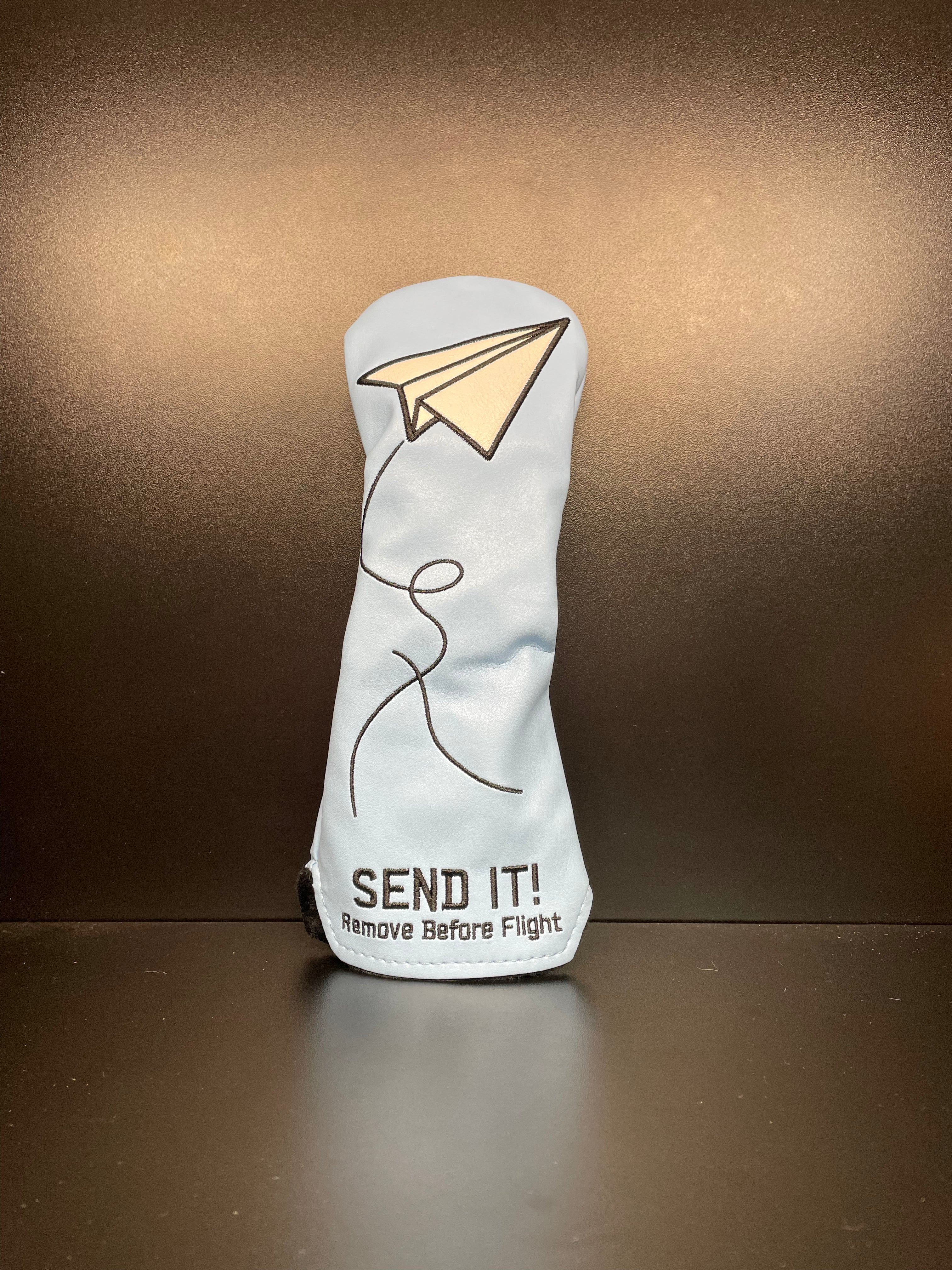 SEND IT! Remove Before Flight Blue Headcover