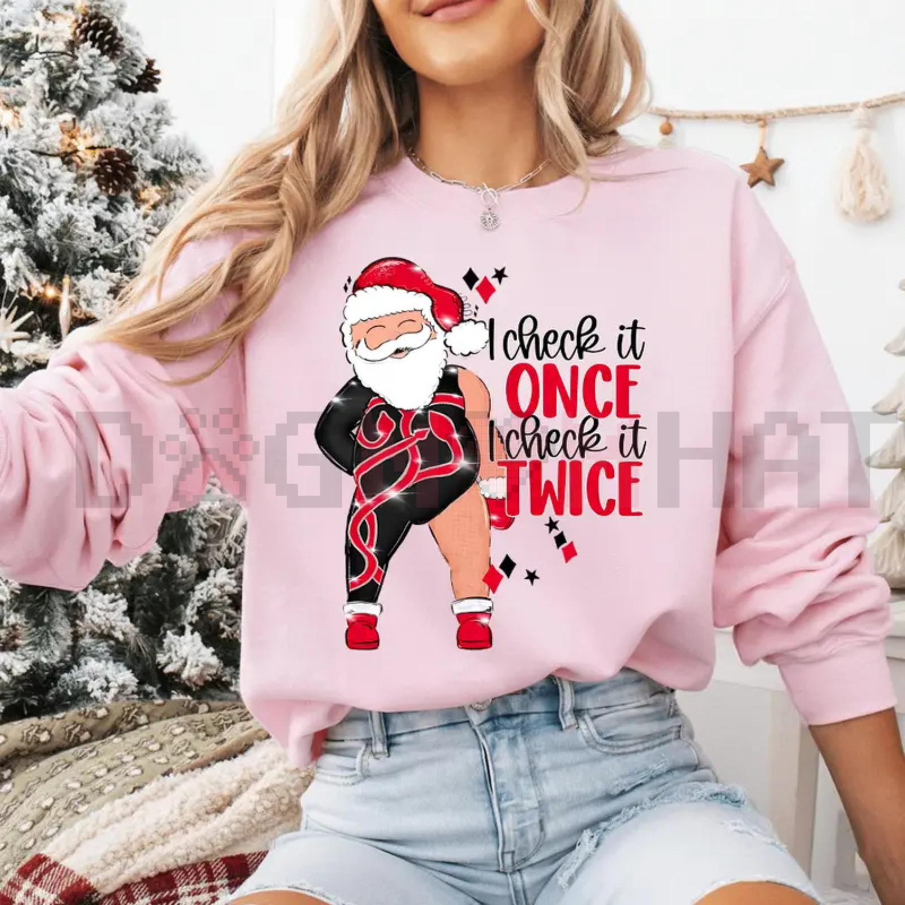 Santa "I Check It Once O Check It Twice Era Inspired" Unisex Sweatshirt