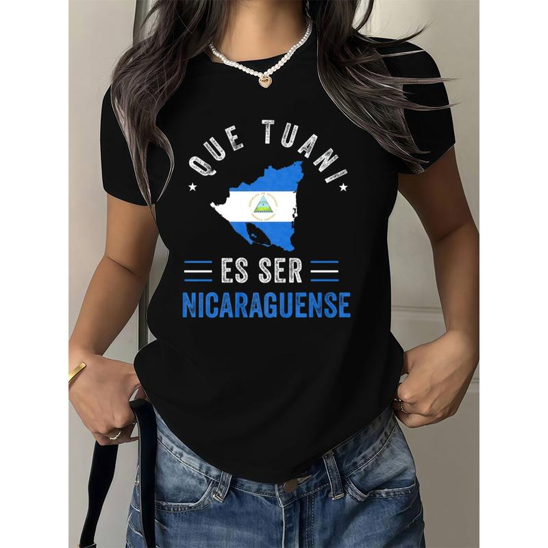 Stylish Heritage Nicaragua Flag T-Shirt – Nicoya Design Tee