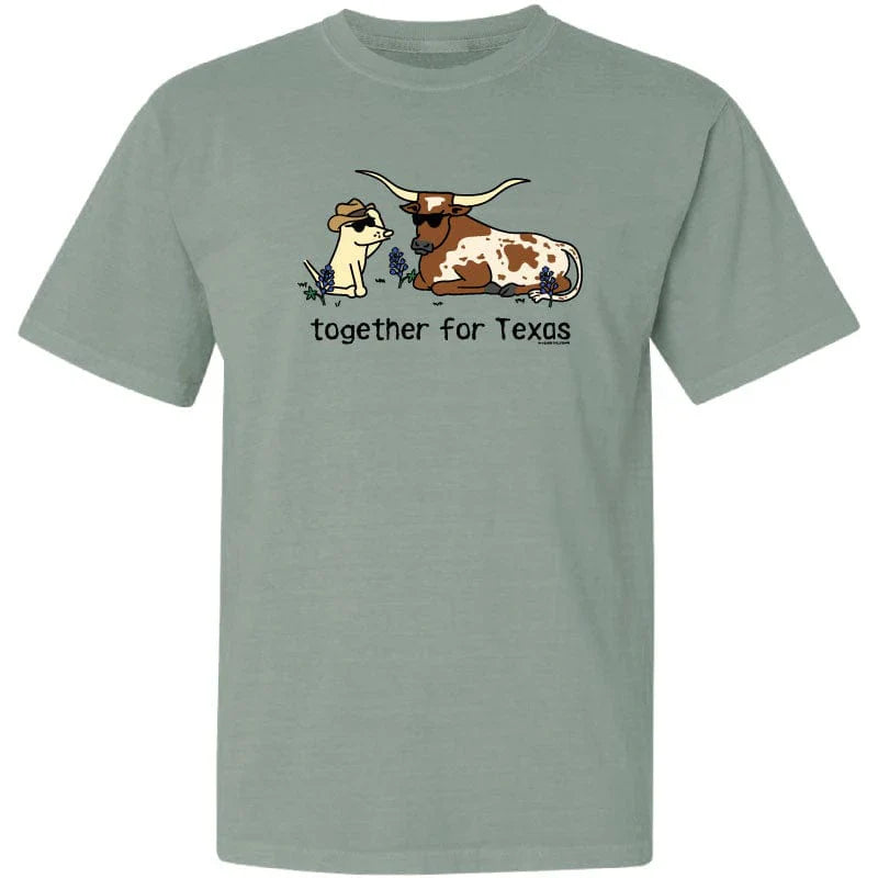 Together for Texas T-Shirt – Unisex Classic Cotton Tee, Lone Star Unity Graphic Shirt for Everyday Wear