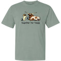 Together for Texas T-Shirt – Unisex Classic Cotton Tee, Lone Star Unity Graphic Shirt for Everyday Wear