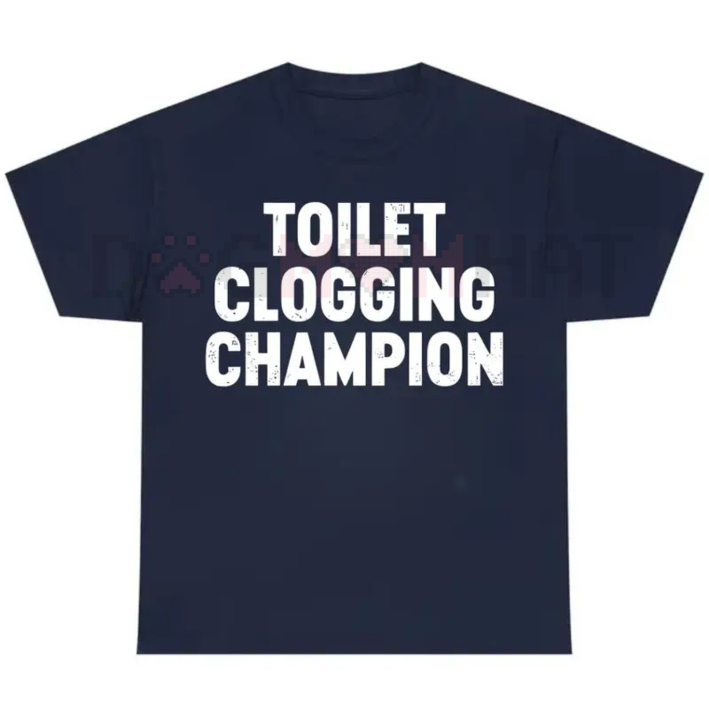 Toilet Champion Tee – Funny Gag Gift Humor Graphic T-Shirt