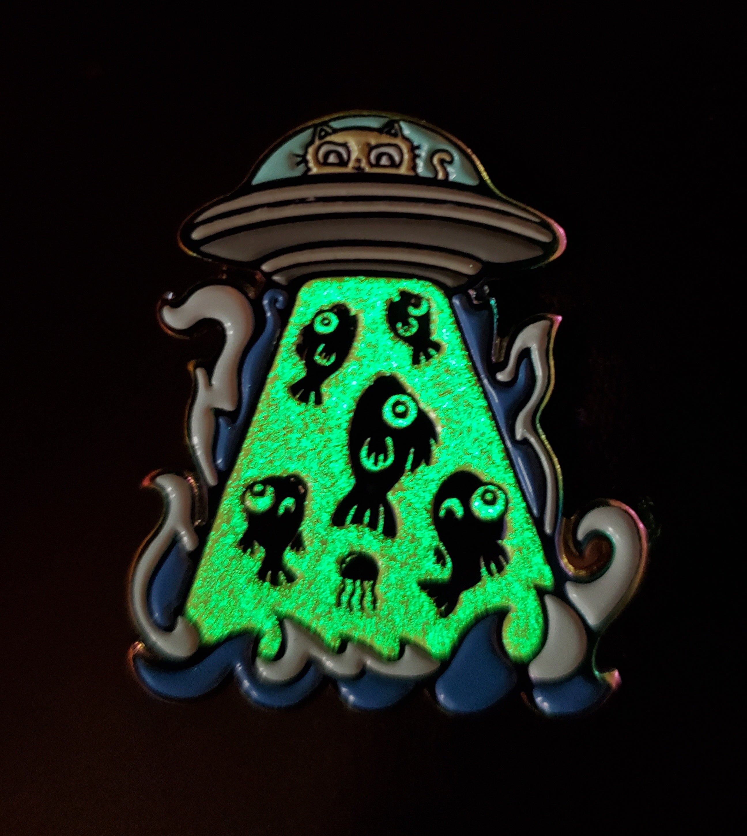 UFO Cat Pin