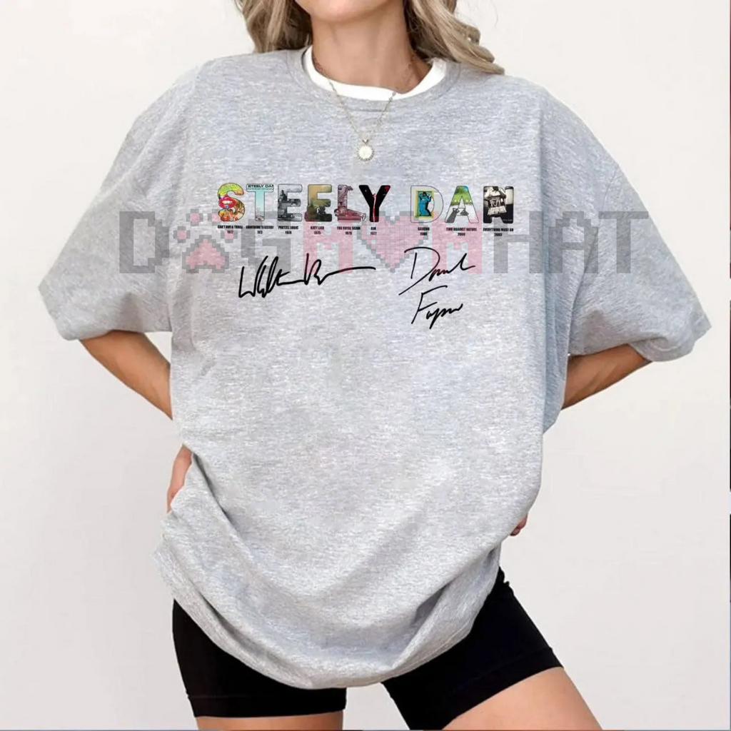 Vintage Steely Dan Rock Band T-Shirt – Music Fan Gift, Unisex 100% Cotton Tee