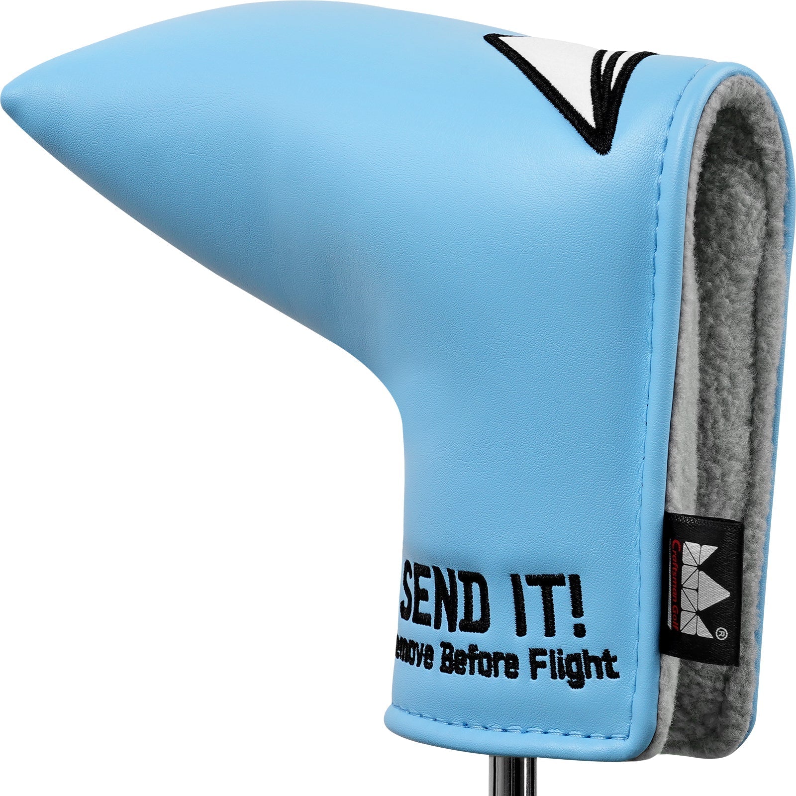 Blue Paper Airplane SEND IT! Headcover