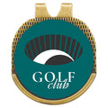Custom Printed Golf Ball Marker and Antique Finish Hat Clip