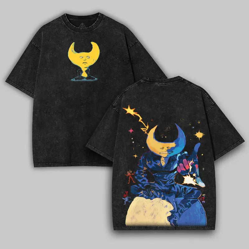 Hylics Game Oversize Acid Wash T-Shirt
