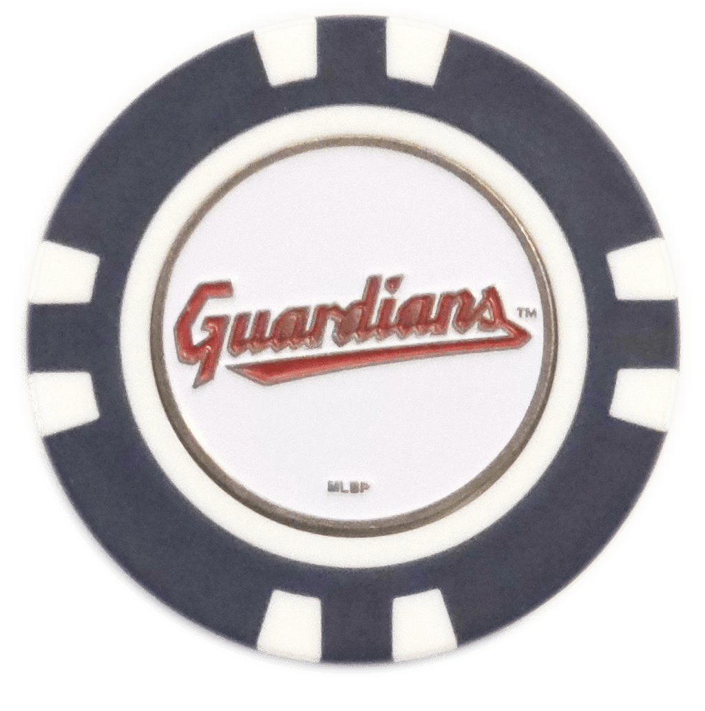Officially Licensed Cleveland Guardians Poker Chip Ball Marker