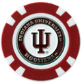 Officially Licensed Indiana Hoosiers Poker Chip Ball Marker