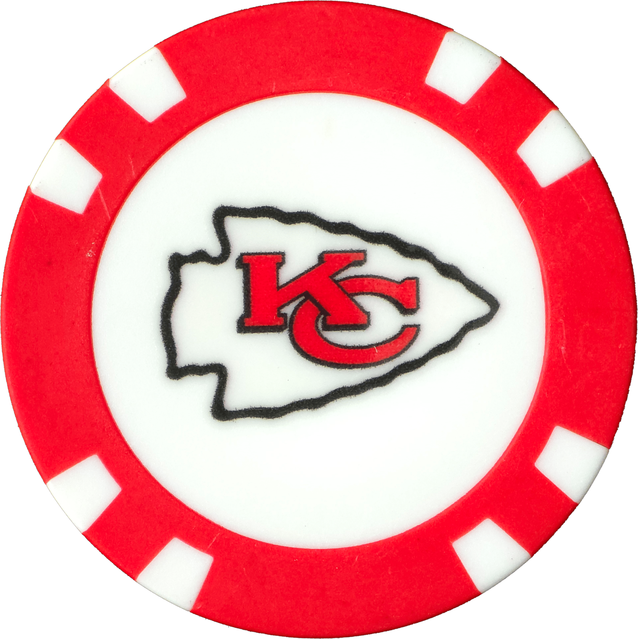 Officially Licensed Kansas City Chiefs Poker Chip Ball Marker