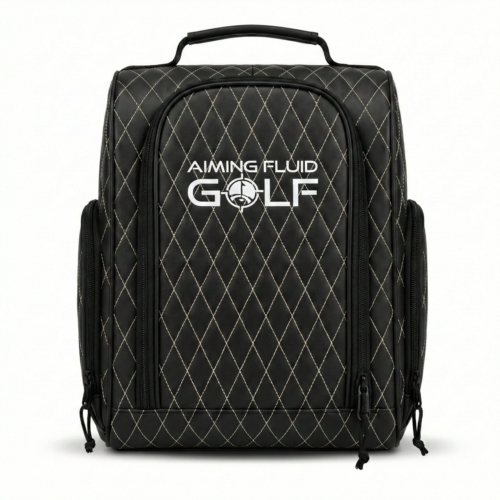 Premium Golf Shoe Bag – Vented Leather Shoe Storage